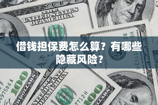 武汉借钱担保费怎么算？有哪些隐藏风险？