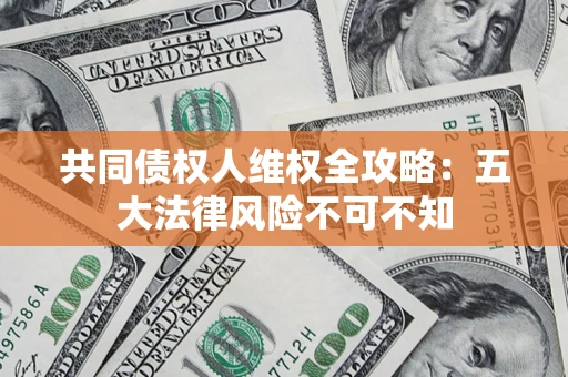 武汉共同债权人维权全攻略：五大法律风险不可不知