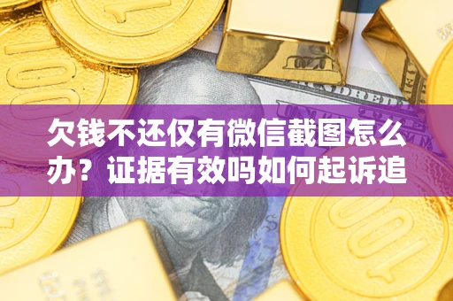 武汉欠钱不还仅有微信截图怎么办？证据有效吗如何起诉追回欠款？