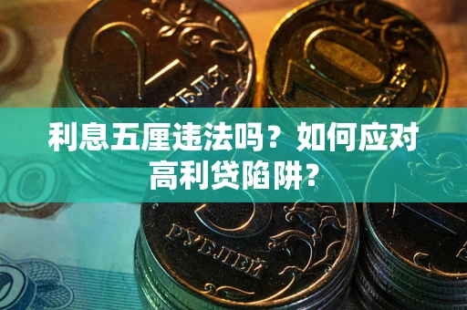 武汉利息五厘违法吗？如何应对高利贷陷阱？