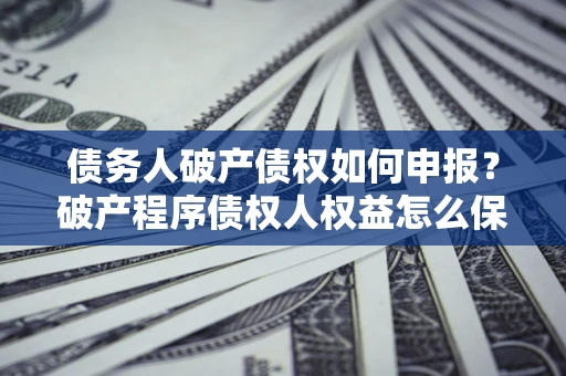 武汉债务人破产债权如何申报？破产程序债权人权益怎么保障？