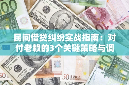 武汉民间借贷纠纷实战指南：对付老赖的3个关键策略与调解盲区解析