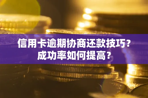 武汉信用卡逾期协商还款技巧？成功率如何提高？