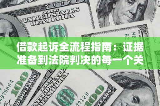 武汉借款起诉全流程指南：证据准备到法院判决的每一个关键步骤