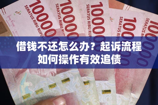 武汉借钱不还怎么办？起诉流程如何操作有效追债