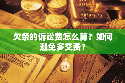 武汉欠条的诉讼费怎么算？如何避免多交费？