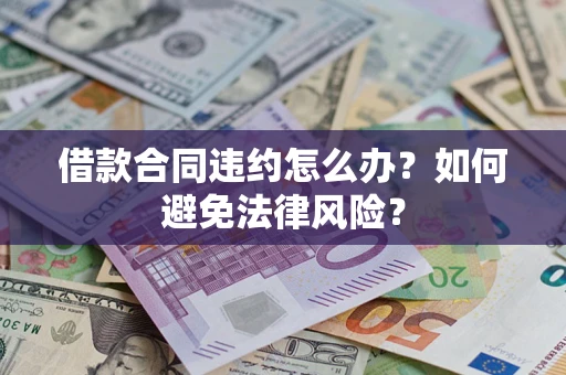 武汉借款合同违约怎么办？如何避免法律风险？