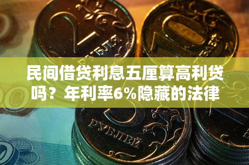 武汉民间借贷利息五厘算高利贷吗？年利率6%隐藏的法律风险全解析