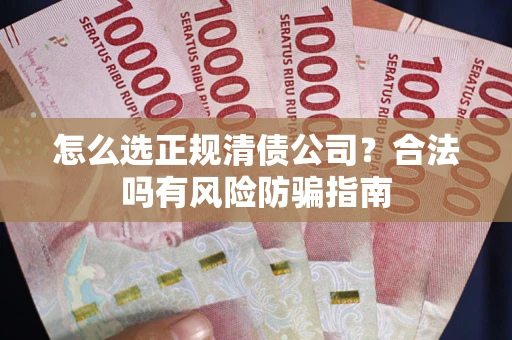 武汉怎么选正规清债公司？合法吗有风险防骗指南