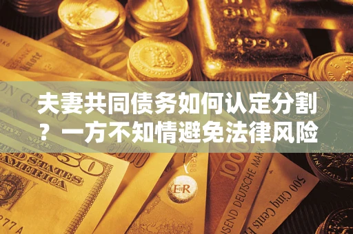 武汉夫妻共同债务如何认定分割？一方不知情避免法律风险必看！